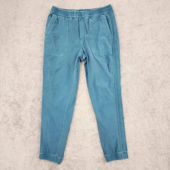 Athleta Womens Elastic Waist Jogger Pants Blue Size S 24PT - Picture 1 of 7